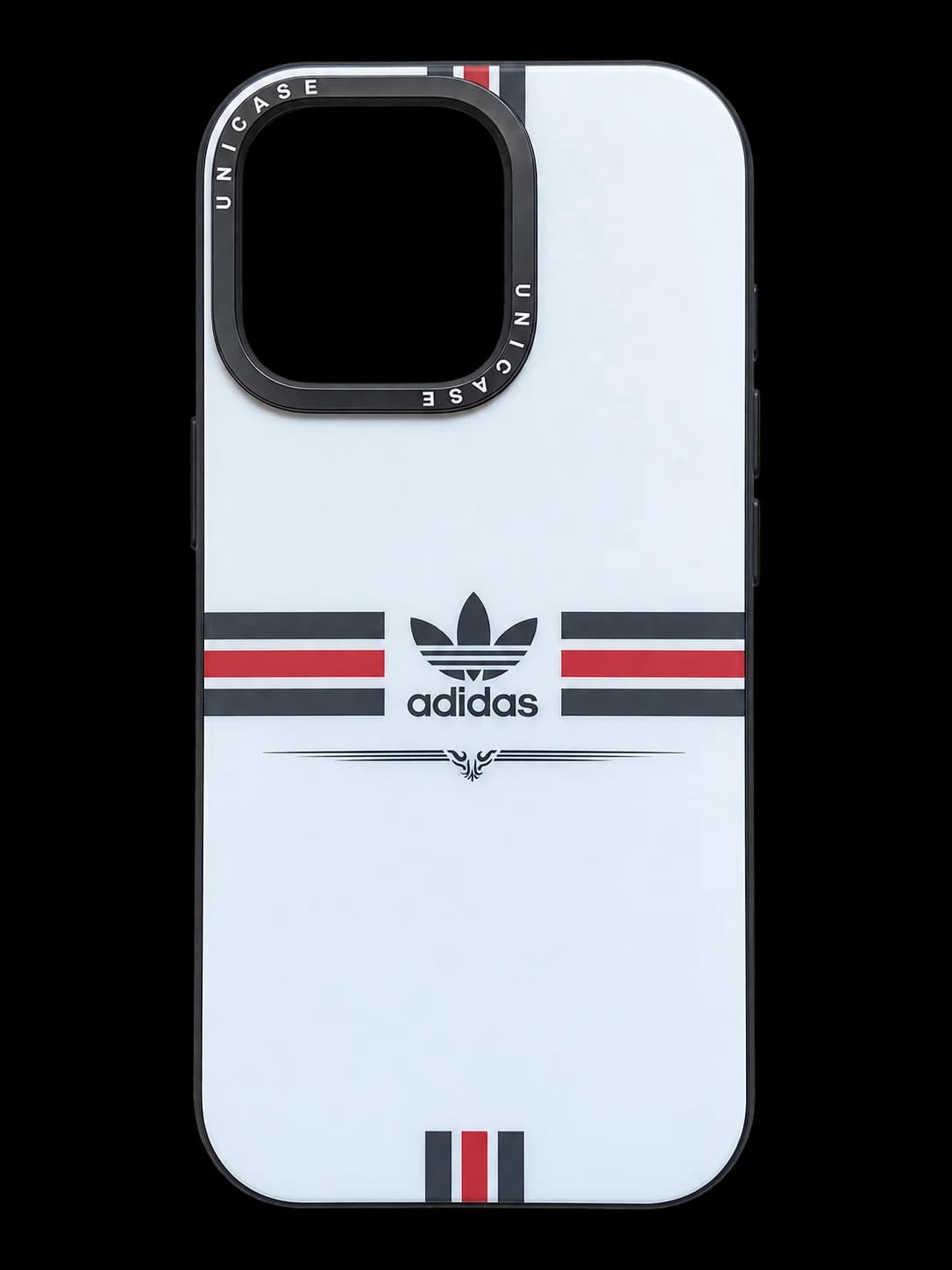 White sport stripe phone case