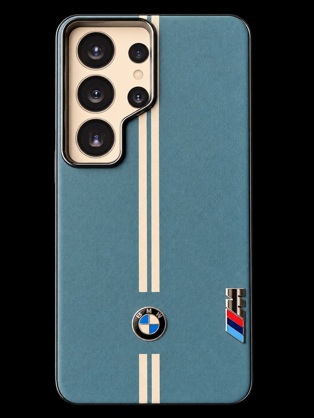 Teal motorsport phone case