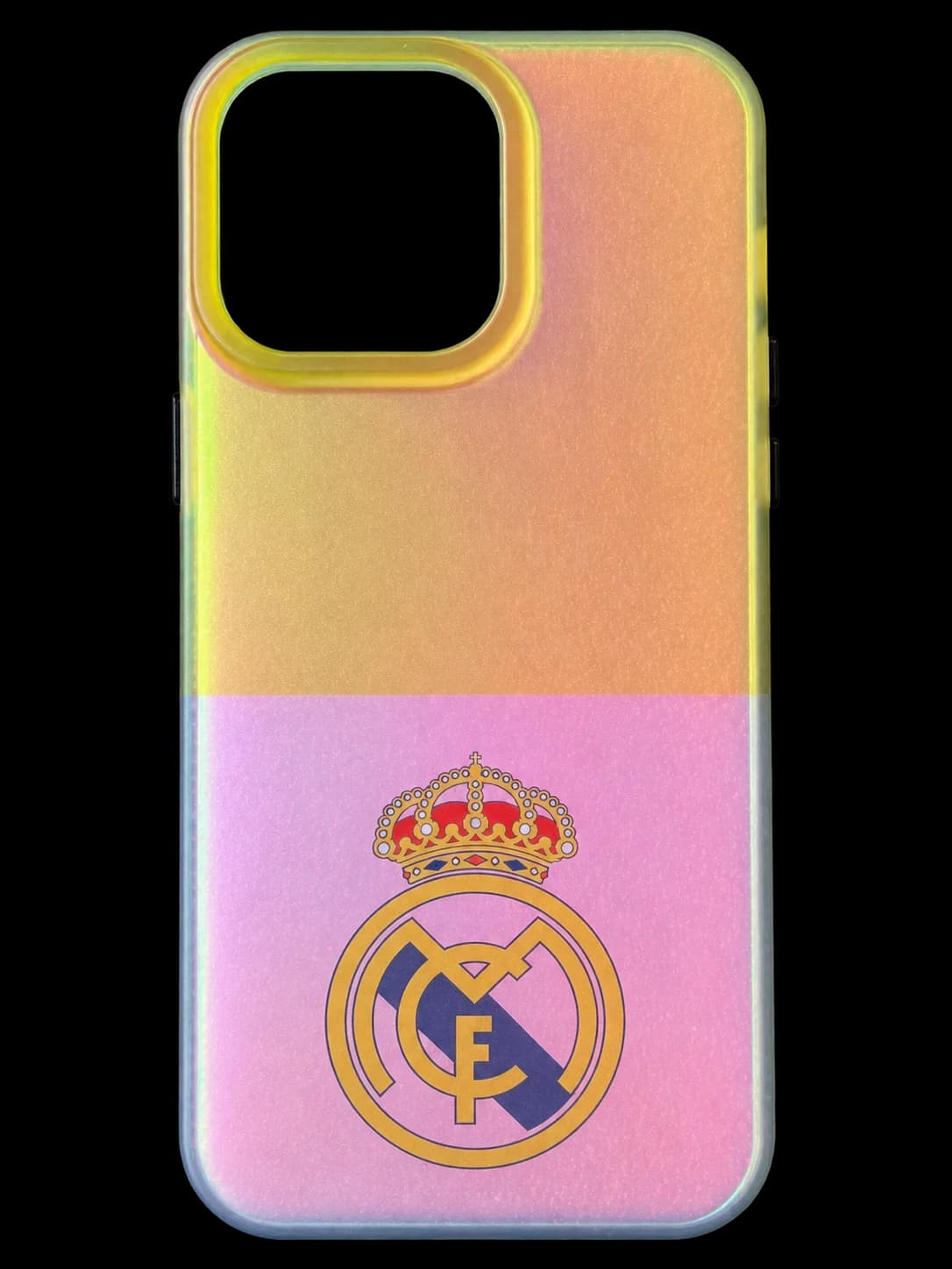Pastel football crest phone case