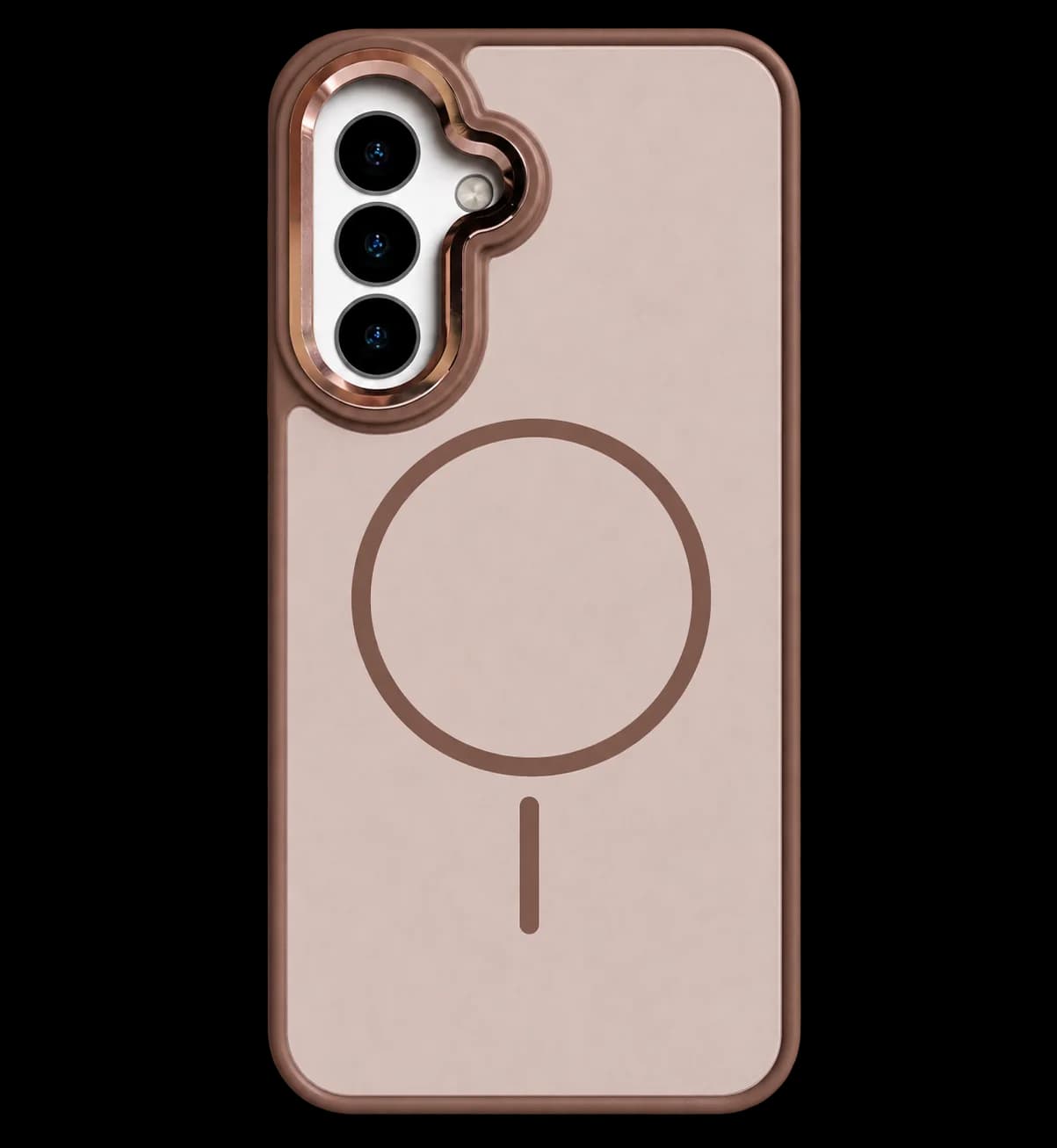 Blush magnetic ring phone case